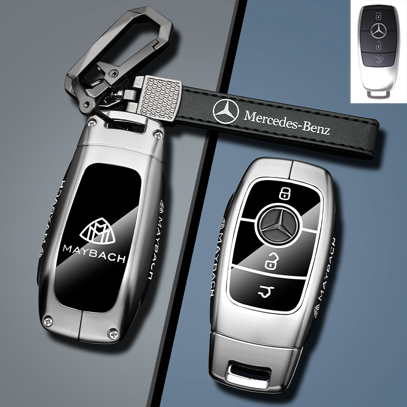 Zaštitnik ključa Maybach i Mercedes-Benz – minimalističko kućište od cinkovog legura, kompatibilno s S-klasom S450L/S480/S500L, GLS, C260L | Šifra proizvoda TB-781658809820