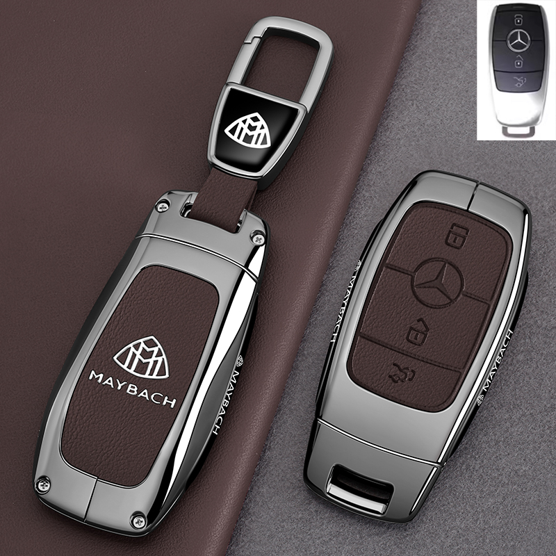 Zaštitnik ključa Maybach i Mercedes-Benz – minimalističko kućište od cinkovog legura, kompatibilno s S-klasom S450L/S480/S500L, GLS, C260L | Šifra proizvoda TB-781658809820
