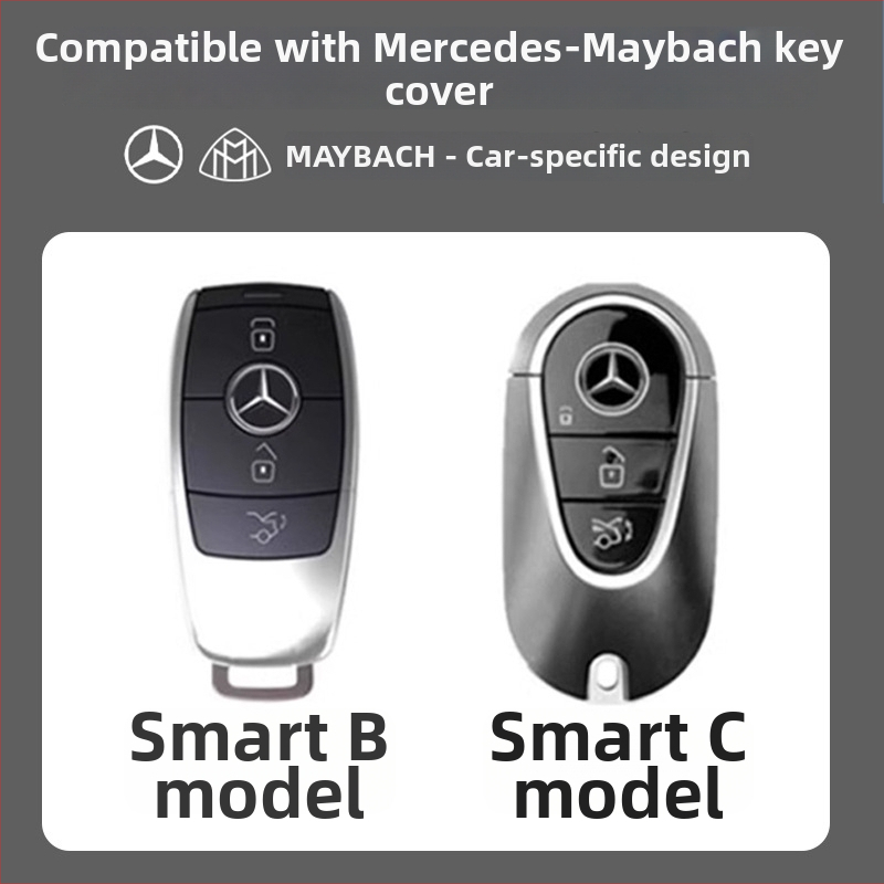 Púzdro na kľúč pre Maybach a Mercedes-Benz S-Class – zinková zliatina, minimalistický štýl, model Tb-781658809820, Hongren