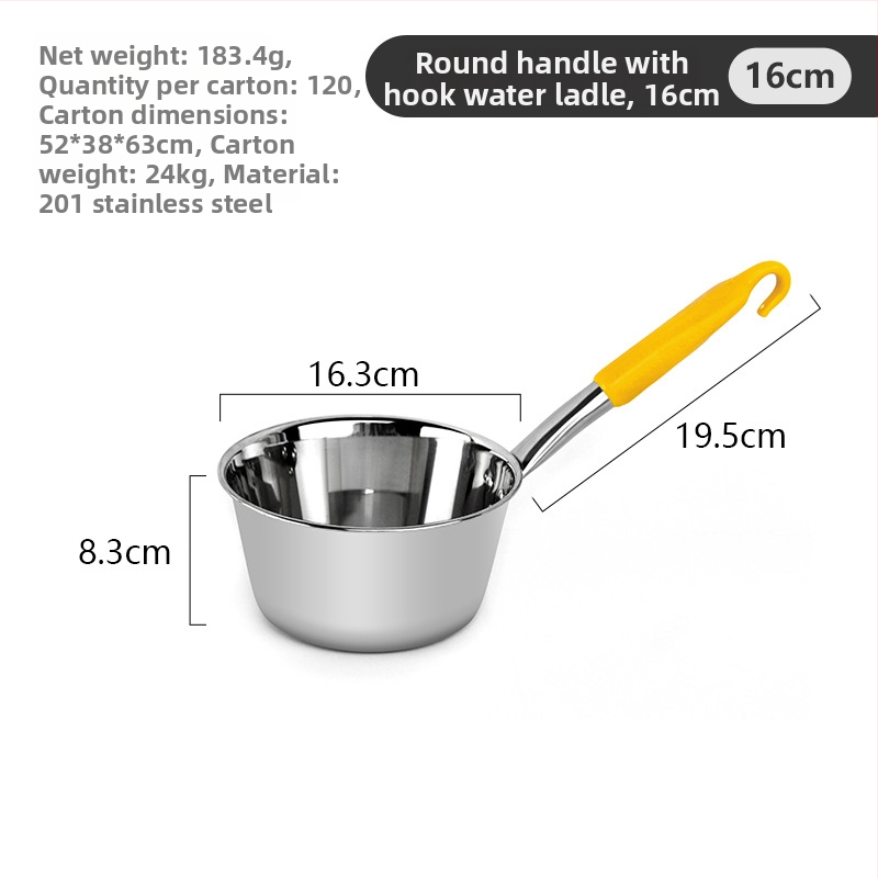 Kevan nerūsējošā tērauda ūdens lāpstiņa ar integrētu dziļu garu rokturi