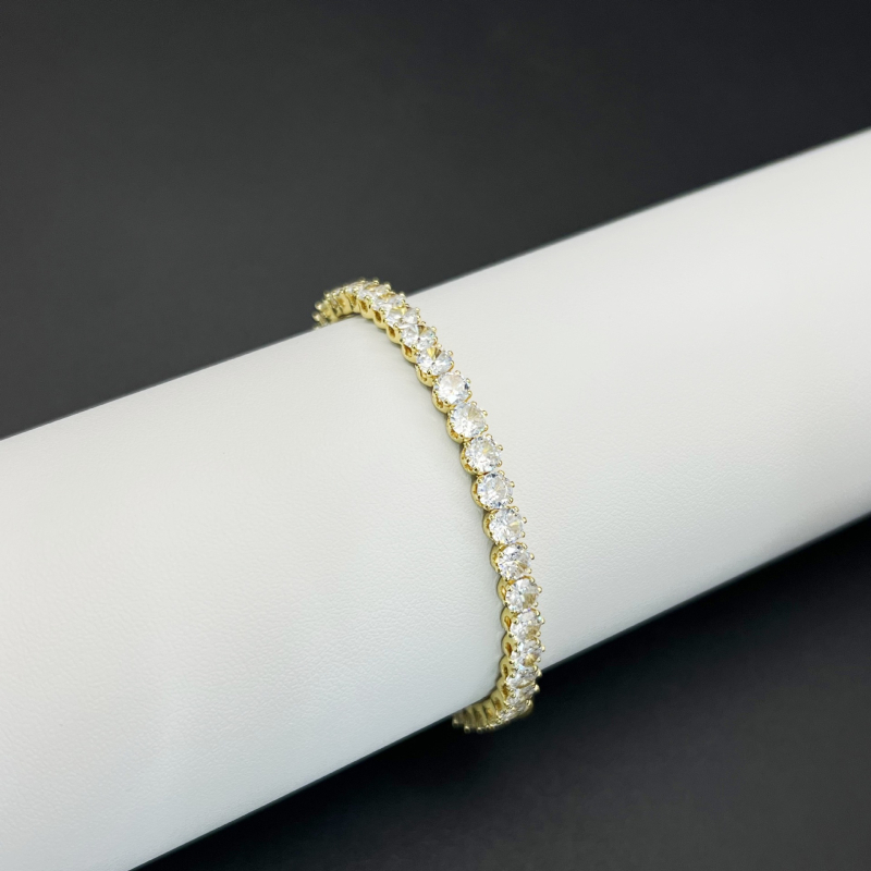 Női choker és karkötő készlet cirkóniával, négyszögletes medállal, könnyed luxus stílus