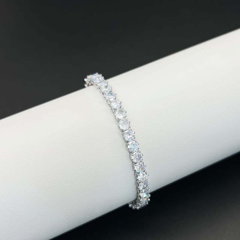 Női choker és karkötő készlet cirkóniával, négyszögletes medállal, könnyed luxus stílus