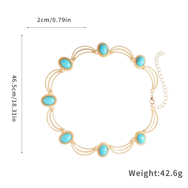 Középkori vintage nyaklánc és fülbevaló készlet kulcscsonti lánccal, ötvözet, elektropácolás, minta: szív / vízcsepp / harang