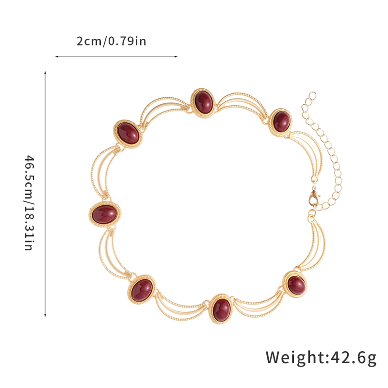 Középkori vintage nyaklánc és fülbevaló készlet kulcscsonti lánccal, ötvözet, elektropácolás, minta: szív / vízcsepp / harang