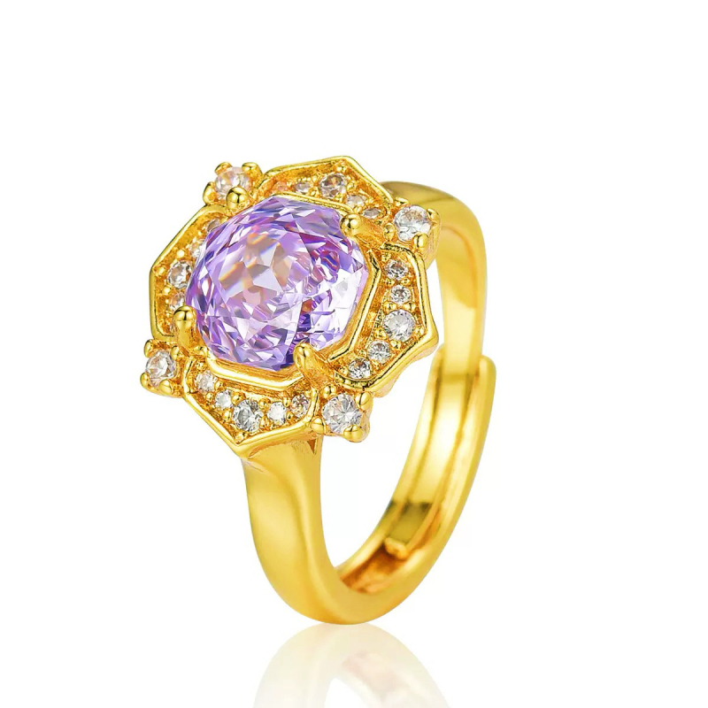 Ólomból készült ékszerkészlet cirkónium kövekkel: nyolcszögletű Millennium rózsa formájú virág medálos nyaklánc, fülbevalók és karkötő