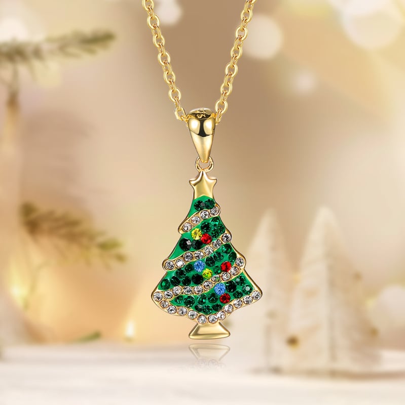 Colier din argint 925 cu pandant zircon, lanț încrucișat, finisaj electroplatat