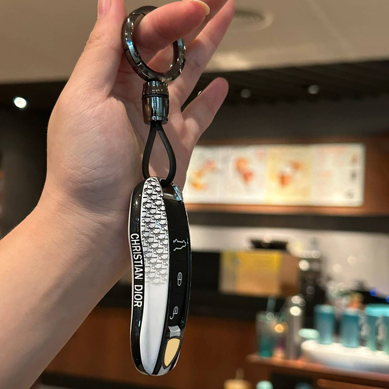 Кейс за ключове Porsche за Cayenne, Macan, Panamera, 911 и Taycan — ABS материал, прост стил