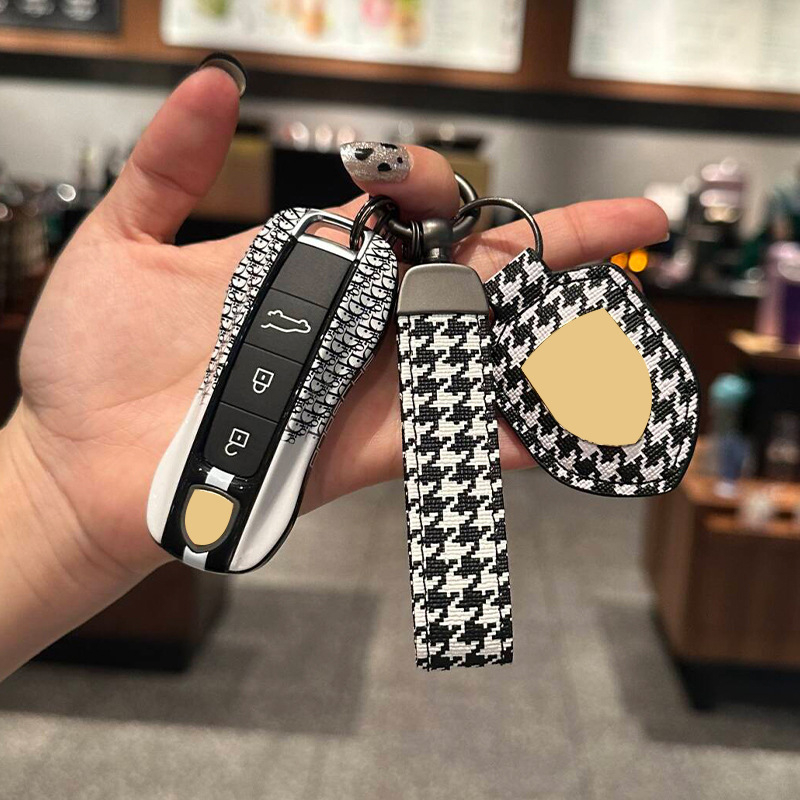 Кейс за ключове Porsche за Cayenne, Macan, Panamera, 911 и Taycan — ABS материал, прост стил