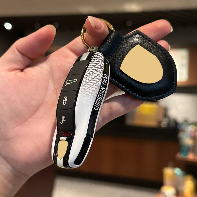 Кейс за ключове Porsche за Cayenne, Macan, Panamera, 911 и Taycan — ABS материал, прост стил