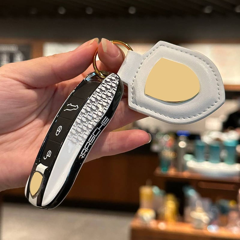 Кейс за ключове Porsche за Cayenne, Macan, Panamera, 911 и Taycan — ABS материал, прост стил