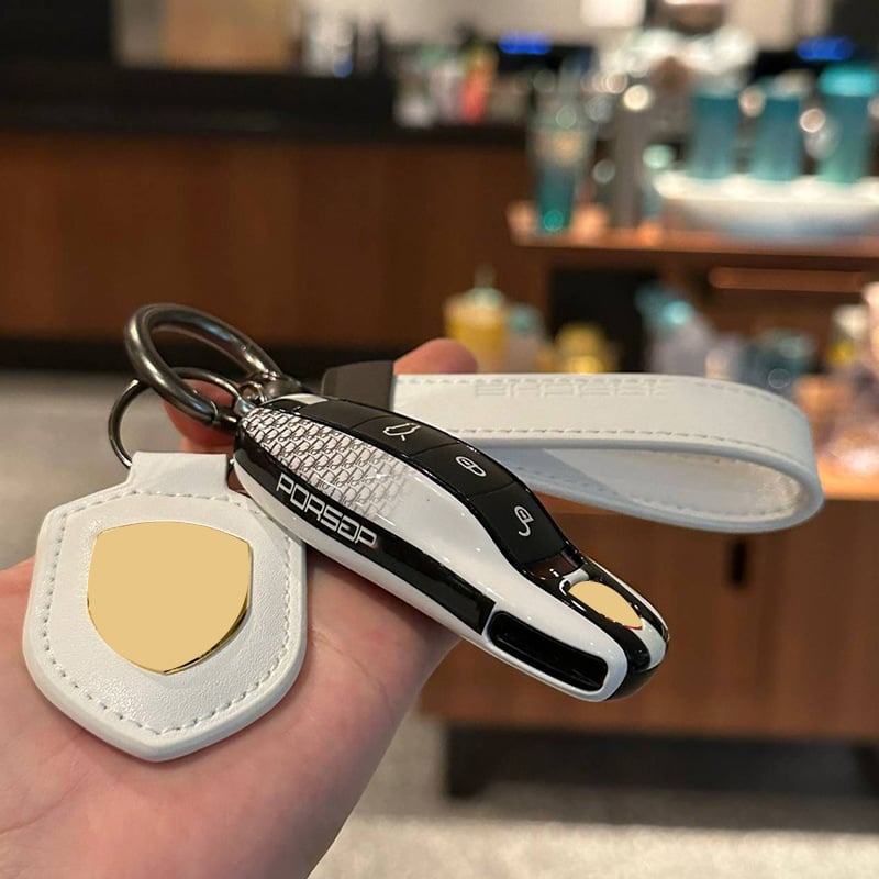 Кейс за ключове Porsche за Cayenne, Macan, Panamera, 911 и Taycan — ABS материал, прост стил