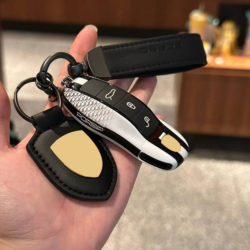 Кейс за ключове Porsche за Cayenne, Macan, Panamera, 911 и Taycan — ABS материал, прост стил