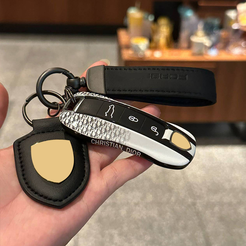 Кейс за ключове Porsche за Cayenne, Macan, Panamera, 911 и Taycan — ABS материал, прост стил