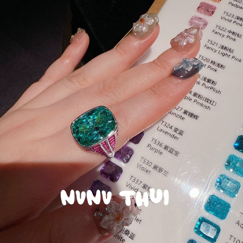 Colier geometric din zircon, încrustat cu diamante, stil franțuzesc retro