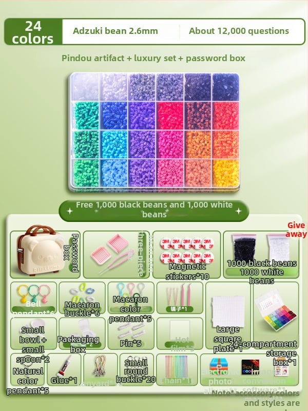 Pindou DIY σετ χάντρες – 3D παζλ για εφήβους – αναπτύσσει διανοητικές ικανότητες και συντονισμό χέρι-μάτι (14+)