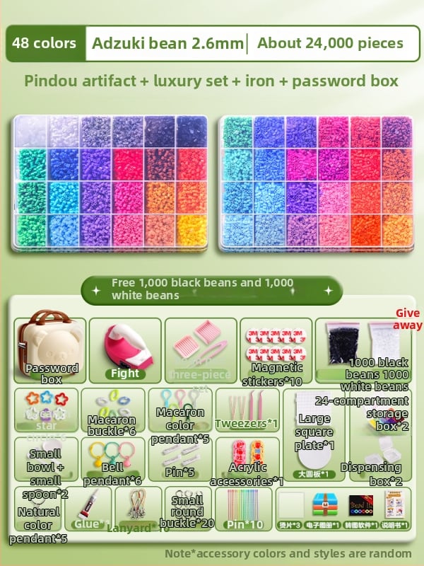 Pindou DIY σετ χάντρες – 3D παζλ για εφήβους – αναπτύσσει διανοητικές ικανότητες και συντονισμό χέρι-μάτι (14+)