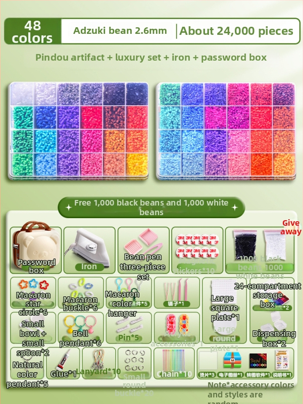 DIY pērļu komplekts 3D puzlei ar demontēšanas un salikšanas darbstaciju – Materiāls 3283617; vecums 14+; veicina intelektuālo attīstību un roku-ocu koordināciju