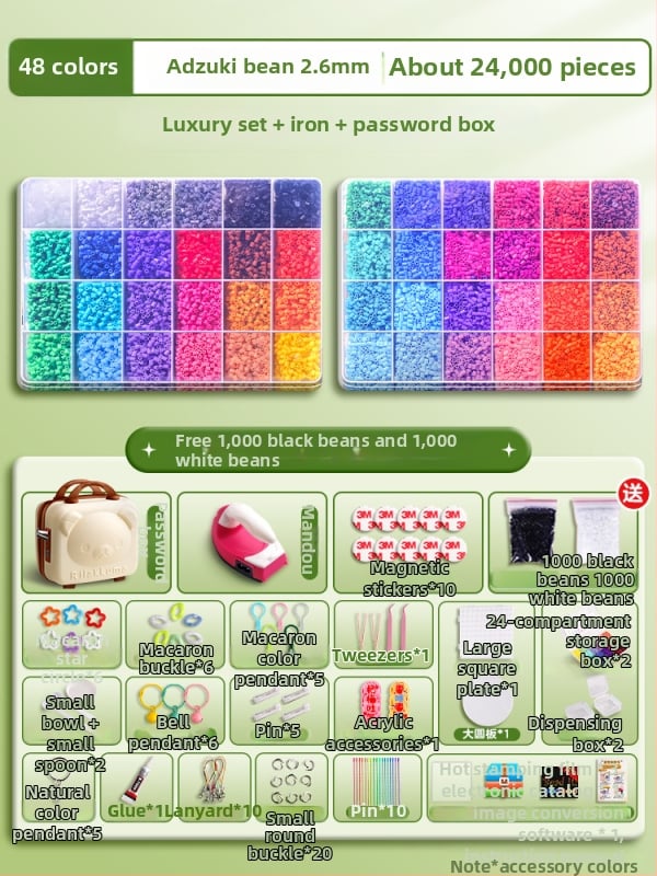 Bead mosaic DIY komplekt lahti- ja kokkupanemislauaga, kaasas videojuhend, materjali kood 3283617, vanus 14+