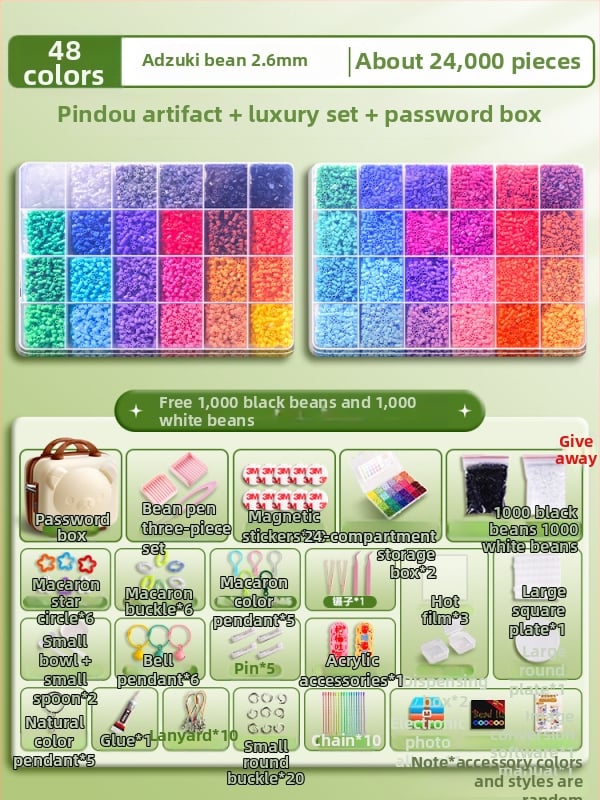 Bead mosaic DIY komplekt lahti- ja kokkupanemislauaga, kaasas videojuhend, materjali kood 3283617, vanus 14+