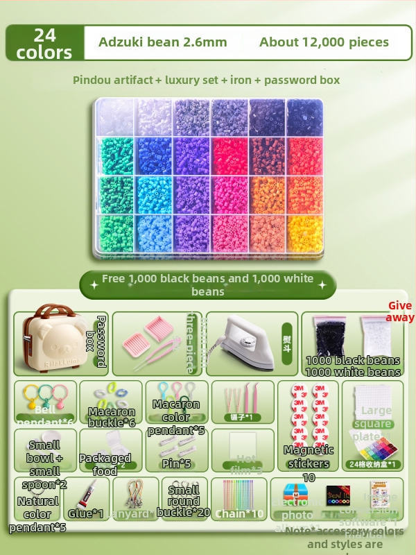 Bead mosaic DIY komplekt lahti- ja kokkupanemislauaga, kaasas videojuhend, materjali kood 3283617, vanus 14+