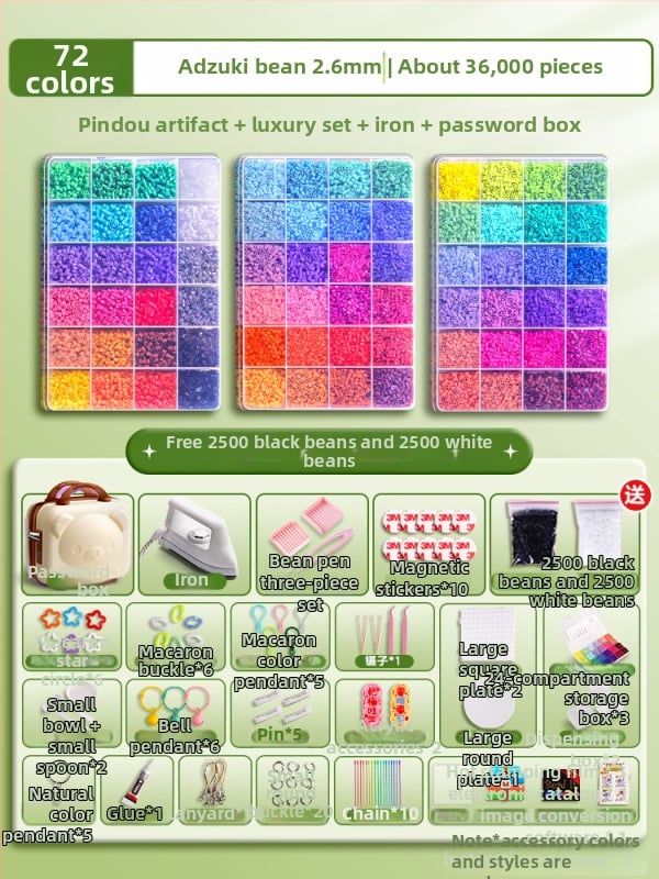 Bead mosaic DIY komplekt lahti- ja kokkupanemislauaga, kaasas videojuhend, materjali kood 3283617, vanus 14+