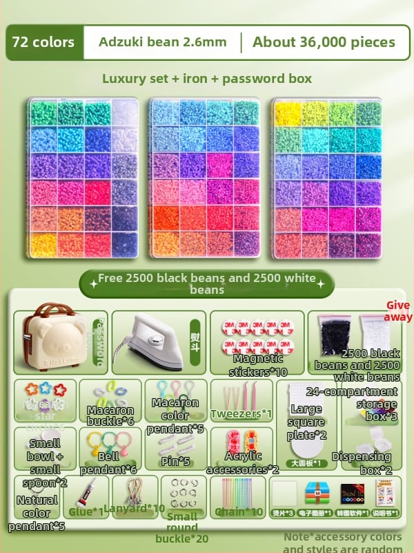 Σετ DIY ψηφιδωτό με χάντρες — χειροποίητο, για αποσυναρμολόγηση και συναρμολόγηση, ηλικίες 15–35 ετών, βελτιώνει τις γνωστικές ικανότητες, τη λεπτή κινητικότητα και την οργάνωση ματιού-χεριού