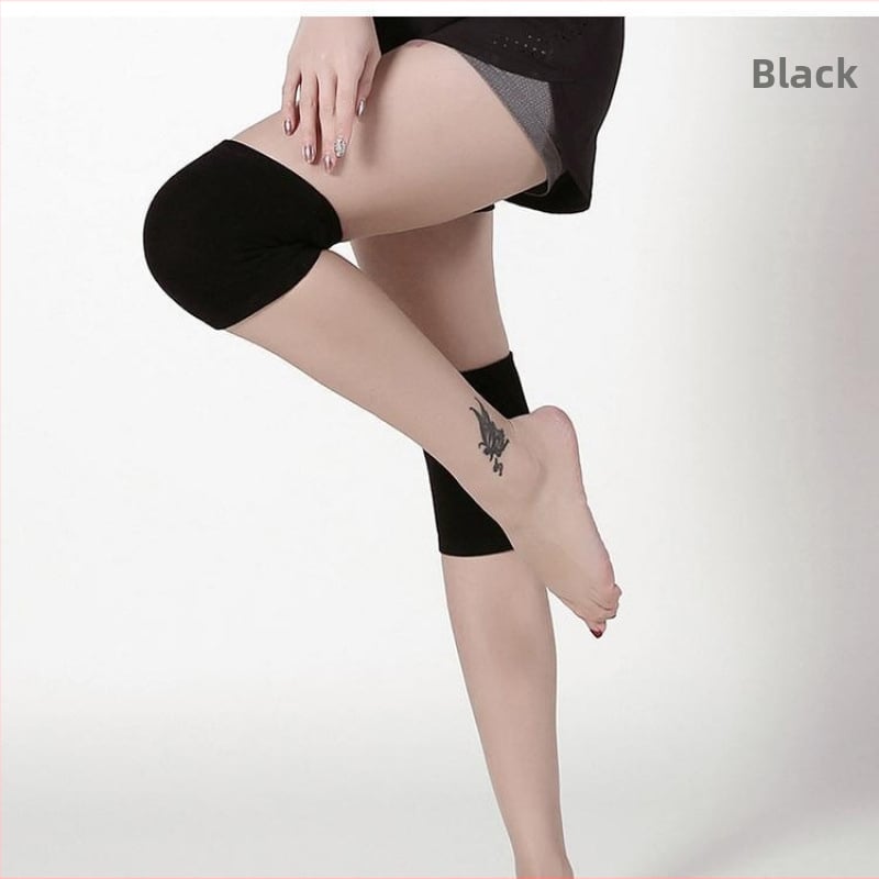 Памучни коленни протектори със спандекс, антихлъзгащи за възрастни, леки и топли