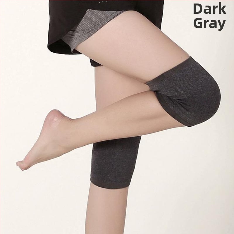 Памучни коленни протектори със спандекс, антихлъзгащи за възрастни, леки и топли