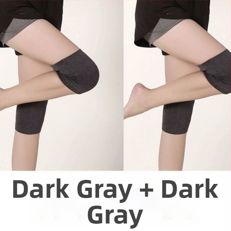 Памучни коленни протектори със спандекс, антихлъзгащи за възрастни, леки и топли