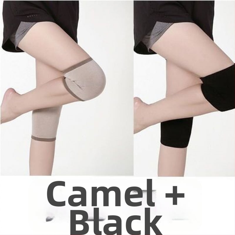 Памучни коленни протектори със спандекс, антихлъзгащи за възрастни, леки и топли
