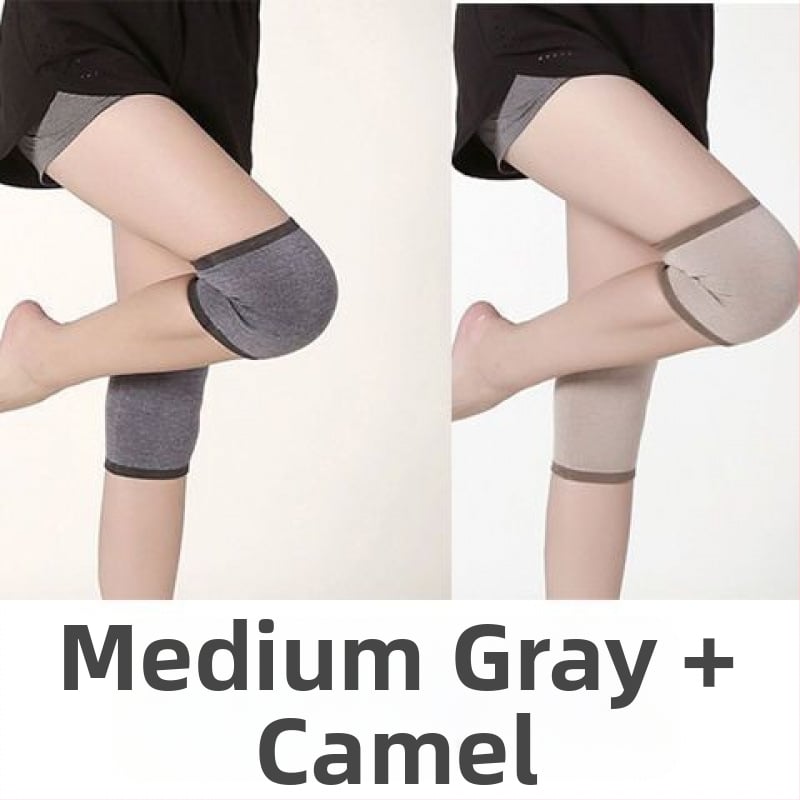 Памучни коленни протектори със спандекс, антихлъзгащи за възрастни, леки и топли