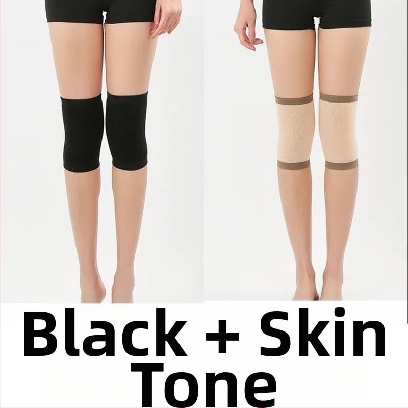 Памучни коленни протектори със спандекс, антихлъзгащи за възрастни, леки и топли