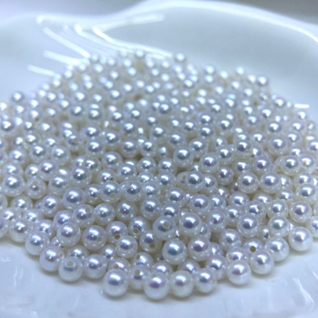 Saint Grace Jewelry Looduslikud mageveepärlid – täiuslikult ümarad, vabalt paigutatud pärlid DIY käevõru ja kaelakee materjaliks