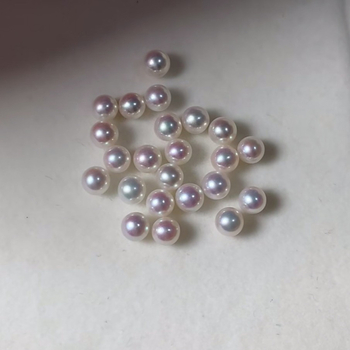 Saint Grace Jewelry Looduslikud mageveepärlid – täiuslikult ümarad, vabalt paigutatud pärlid DIY käevõru ja kaelakee materjaliks