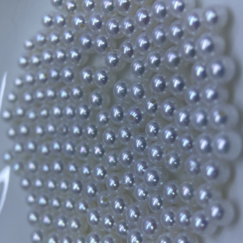 Saint Grace Jewelry Looduslikud mageveepärlid – täiuslikult ümarad, vabalt paigutatud pärlid DIY käevõru ja kaelakee materjaliks