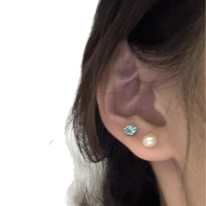 How Sweet geometrijski naušnice od titan čelika sa Seiko završnom obradom, proljeće 2025