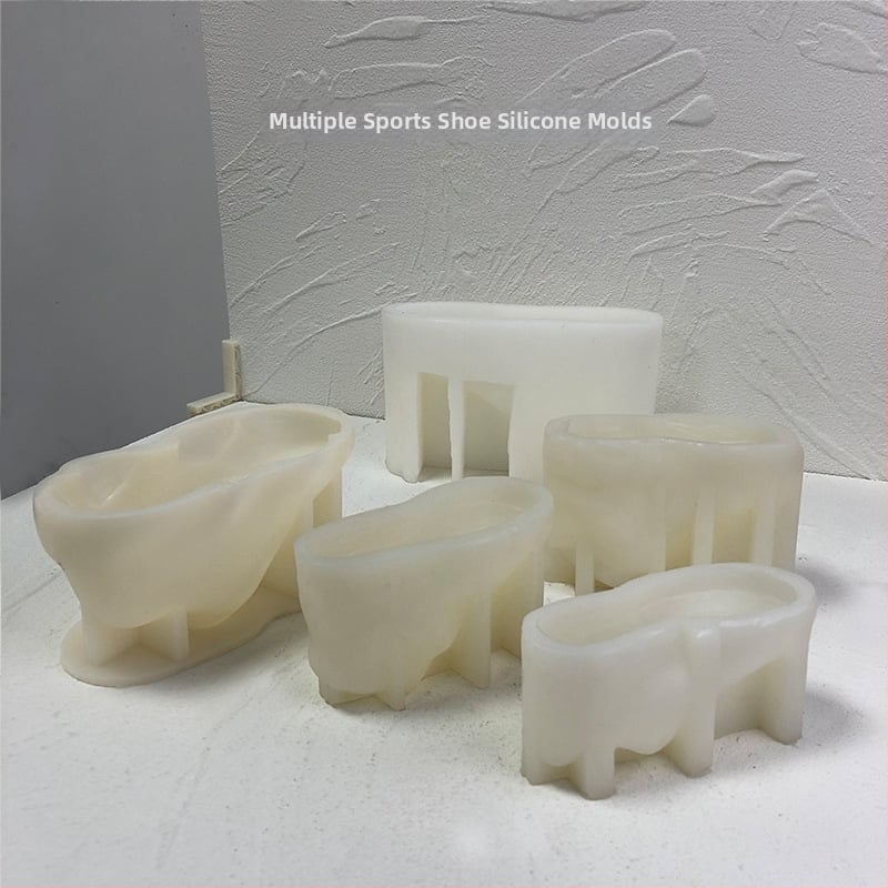 Xinqi Silikoonjalatsite vorm käsitööks, ebakorrapiline kuju, sobib aromaatsete küünalde, gipsi, vaigude, epoksiidi ja käsitööseepide valmistamiseks