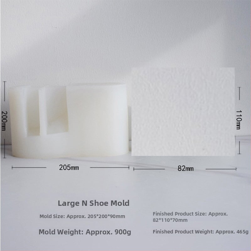 Xinqi Silikoonjalatsite vorm käsitööks, ebakorrapiline kuju, sobib aromaatsete küünalde, gipsi, vaigude, epoksiidi ja käsitööseepide valmistamiseks