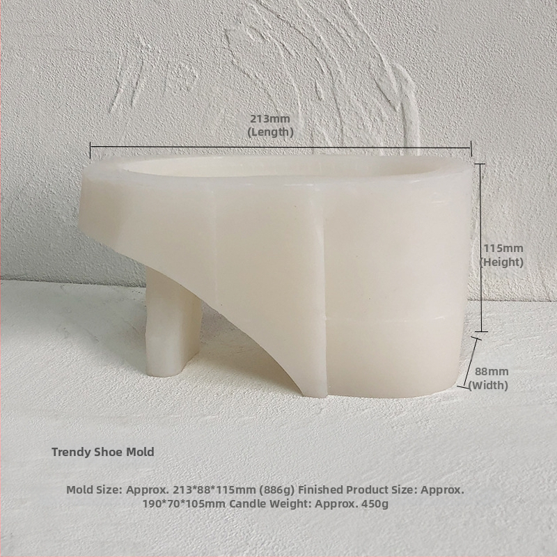 Xinqi Silikoonjalatsite vorm käsitööks, ebakorrapiline kuju, sobib aromaatsete küünalde, gipsi, vaigude, epoksiidi ja käsitööseepide valmistamiseks