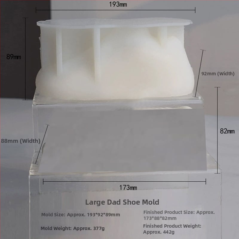 Xinqi Silikoonjalatsite vorm käsitööks, ebakorrapiline kuju, sobib aromaatsete küünalde, gipsi, vaigude, epoksiidi ja käsitööseepide valmistamiseks