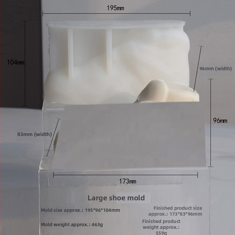 Xinqi Silikoonjalatsite vorm käsitööks, ebakorrapiline kuju, sobib aromaatsete küünalde, gipsi, vaigude, epoksiidi ja käsitööseepide valmistamiseks