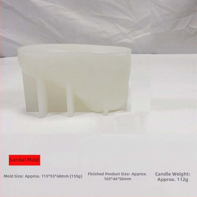 Topánková silikónová forma na aromatické sviečky a ručne vyrábané mydlo – nepravidelný tvar, silikónový materiál, forma na pečenie/koláč