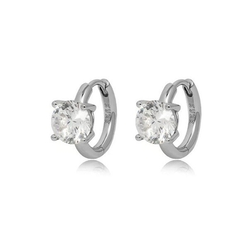 Ženske naušnice – 925 srebro, U-oblik geometrijski oblik, jednostavan stil, kod proizvoda A616