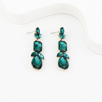 Vinnie fülbevalók — csepp alakú geometriás dizájn, cink ötvözetből, nőknek
