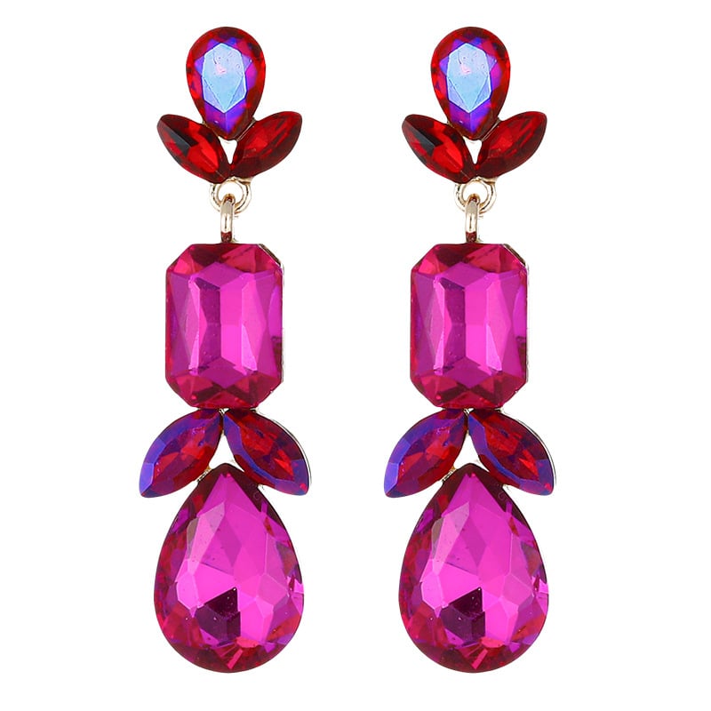 Vinnie fülbevalók — csepp alakú geometriás dizájn, cink ötvözetből, nőknek