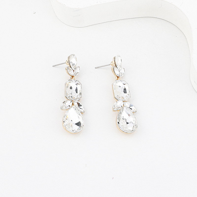 Vinnie fülbevalók — csepp alakú geometriás dizájn, cink ötvözetből, nőknek