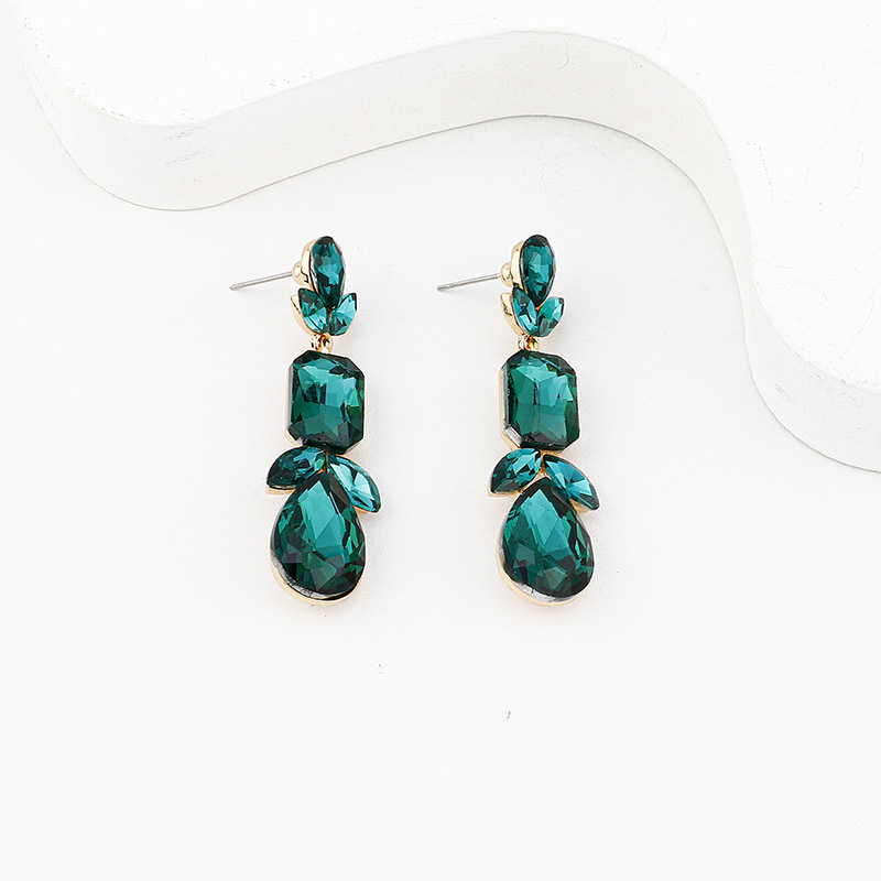 Vinnie fülbevalók — csepp alakú geometriás dizájn, cink ötvözetből, nőknek