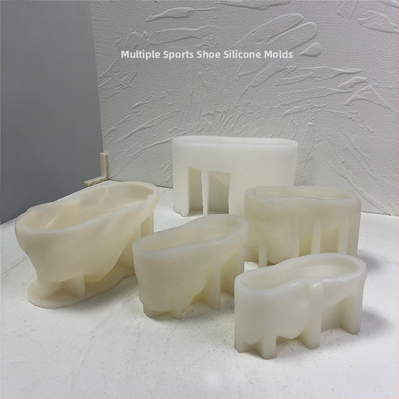 Xinqi Silikono formos batams – netipinė forma; Silikonas; tinka žvakioms, gipsiui, dervai, epoksidui ir rankų darbo muilui