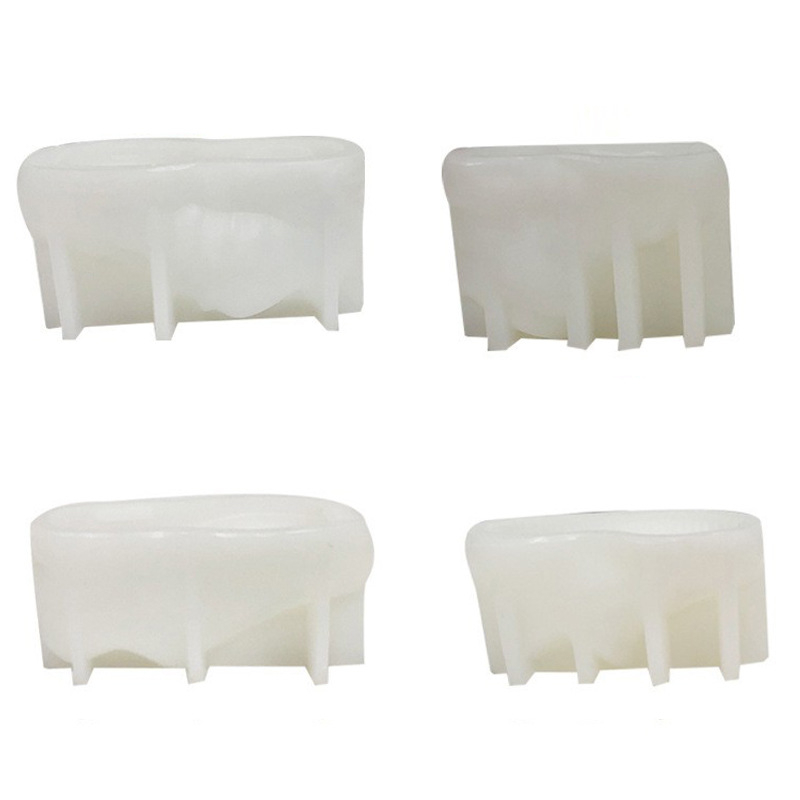 Xinqi Silikono formos batams – netipinė forma; Silikonas; tinka žvakioms, gipsiui, dervai, epoksidui ir rankų darbo muilui