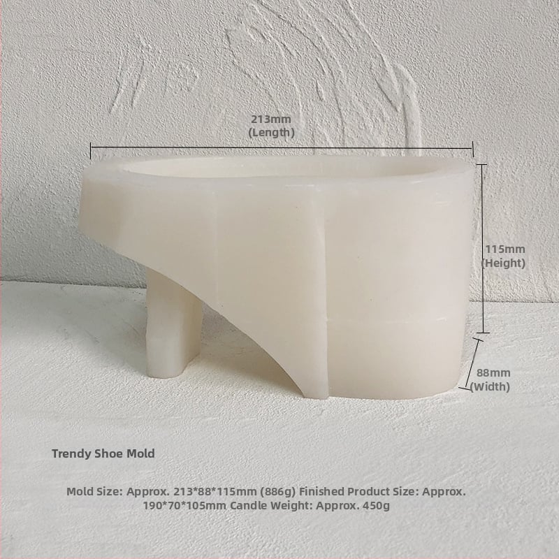 Xinqi Silikono formos batams – netipinė forma; Silikonas; tinka žvakioms, gipsiui, dervai, epoksidui ir rankų darbo muilui